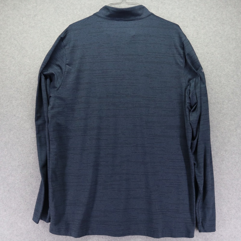 Travis Mathew 1/4 Zip Pullover Mens Large Active Golf Mock Neck Blue Long Sleeve - Picture 12 of 13